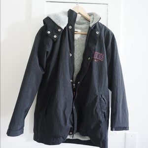 NIKE FLEECE LINED WINDBREAKER